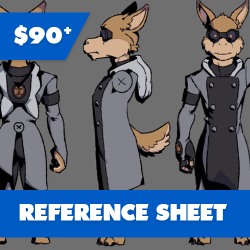 Character Reference Sheets start at $90USD